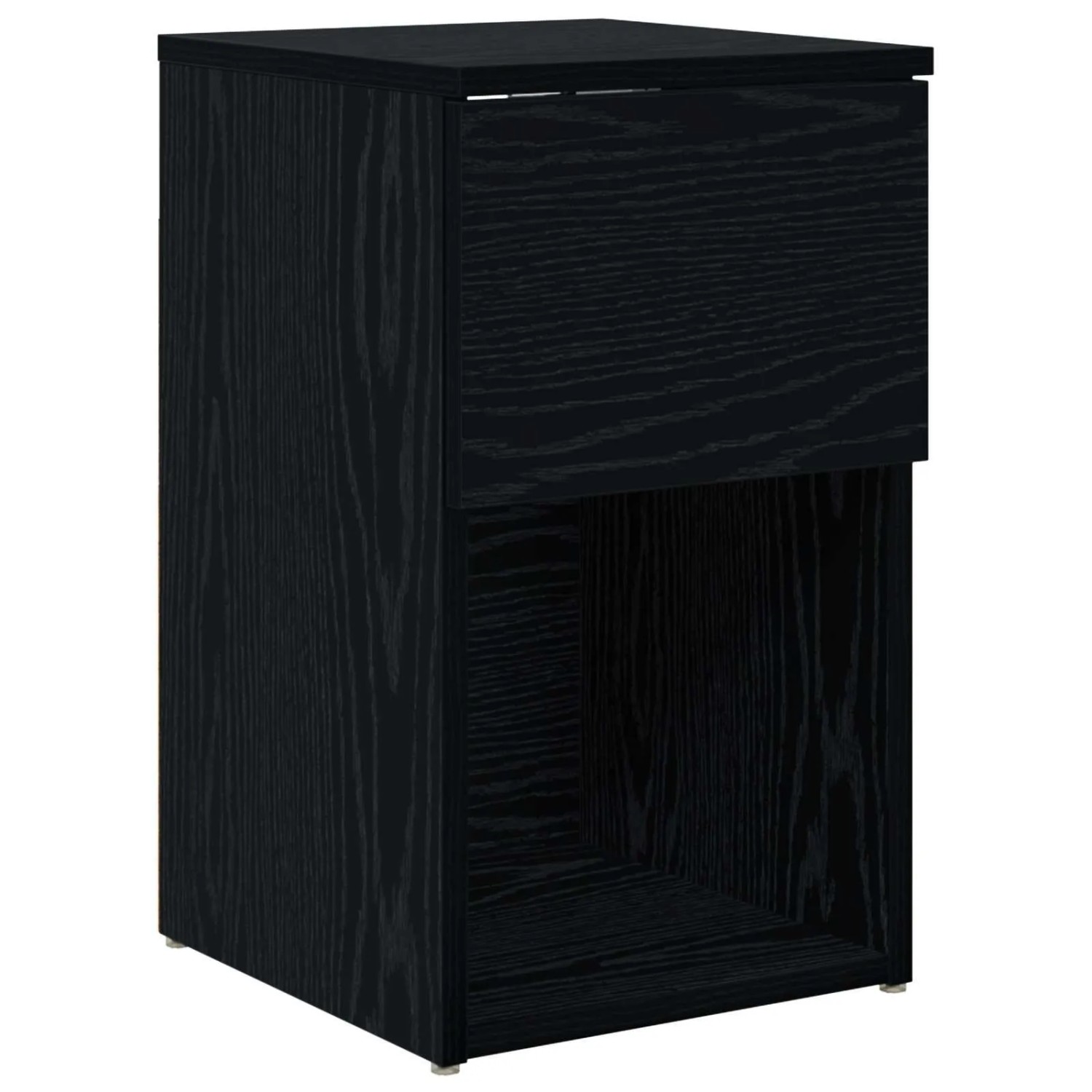 vidaXL Bettschrank Schwarze Eiche 29 x 31,5 x 49 cm Holzwerkstoff 8001099