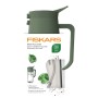 Fiskars Gießkanne aus Glas, 0,5 l, Grün, mit Sprühfunktion für Zimmerpflanzen.