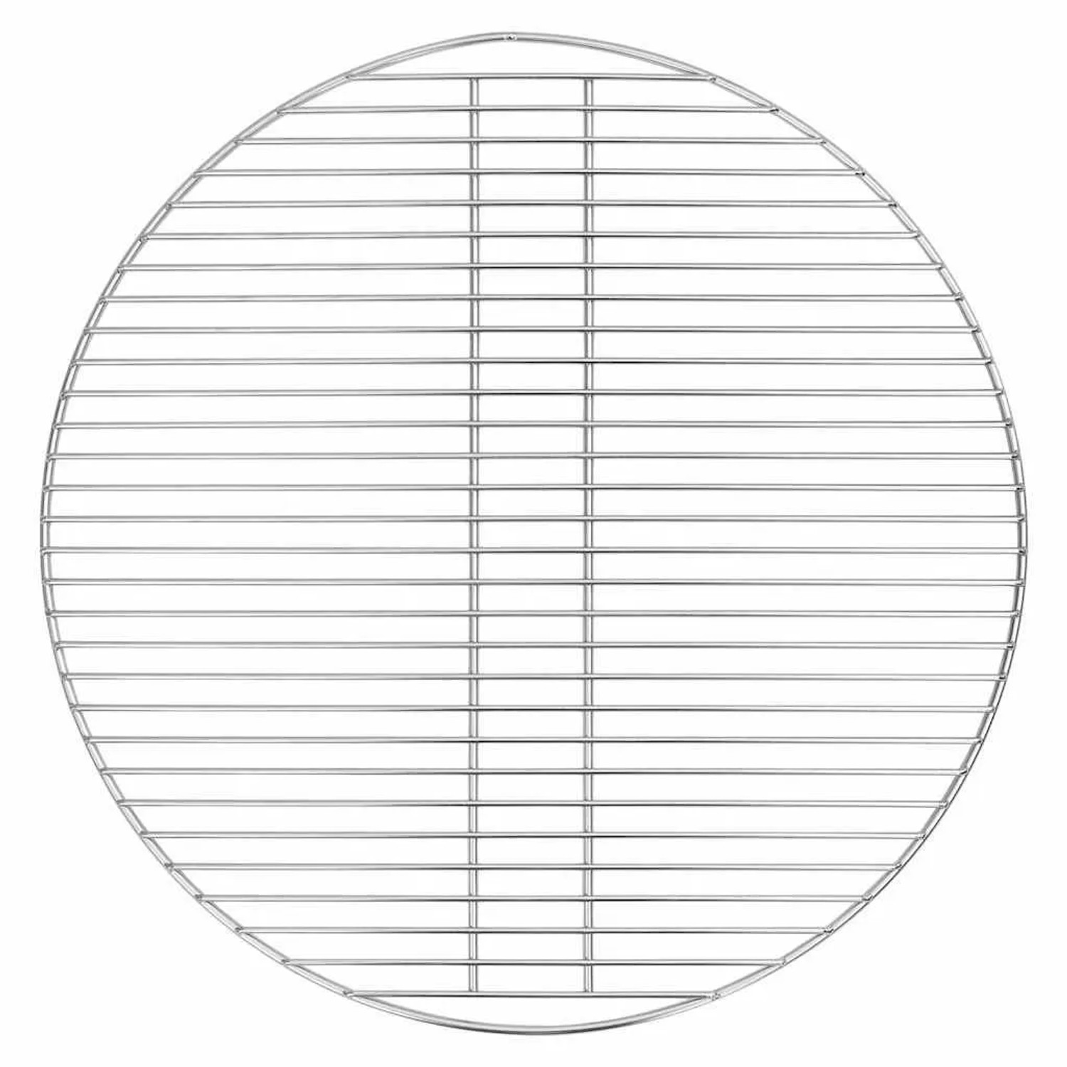 vidaXL Grillrost Silber 57 x 57 cm Edelstahl 42008308
