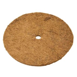 Galaflor Runde Kokosmatte für Kübelpflanzen ⌀ 45 cm Mulchscheibe Winterschutz