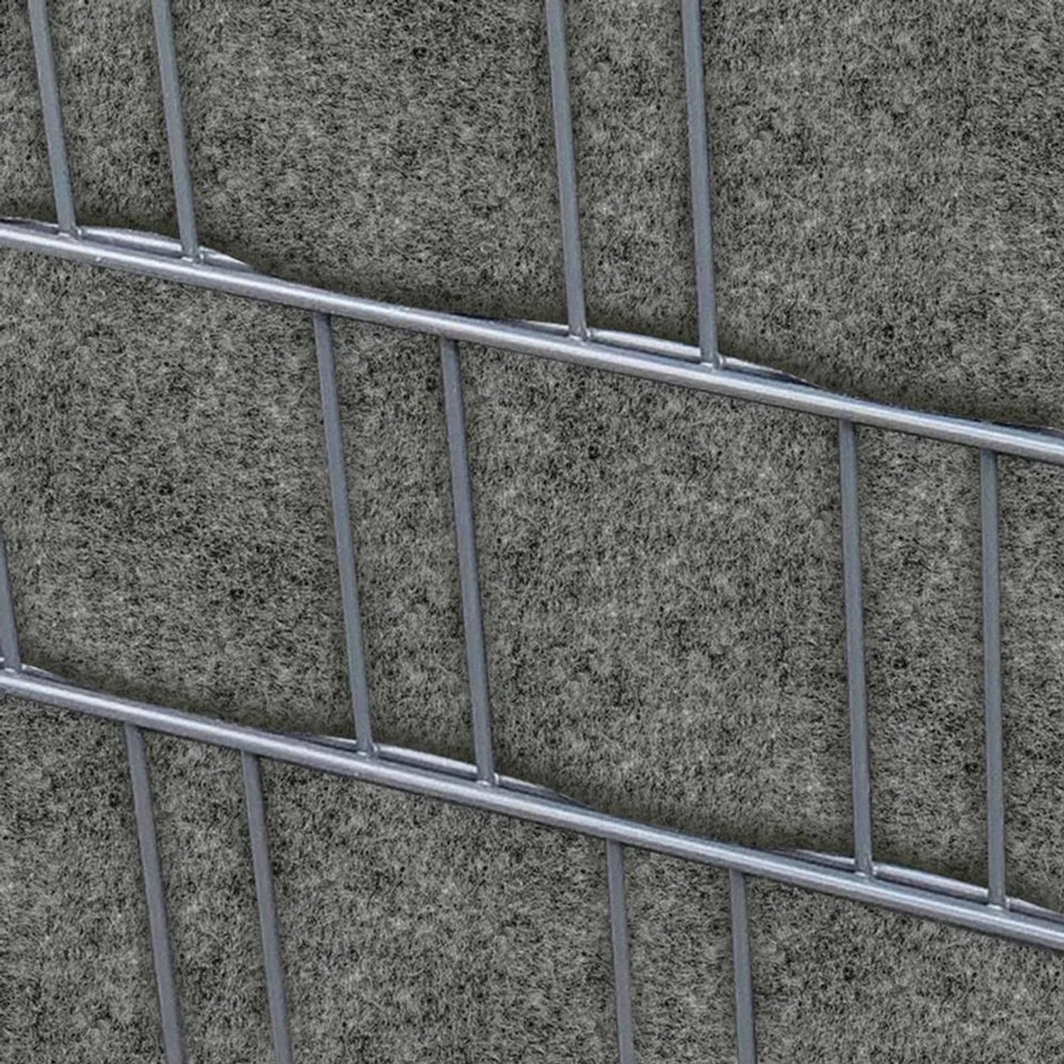zaunzu Sichtschutz Doppelstabmatten Vlies Anthrazit 19cm x 50m kaufen bei OBI