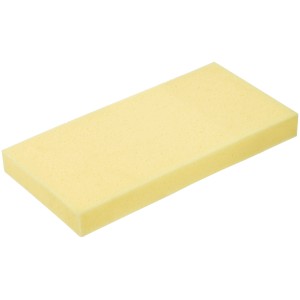 LUX Ersatzbelag 330g für Fliesenwaschbrett Classic, gelber Schwamm.