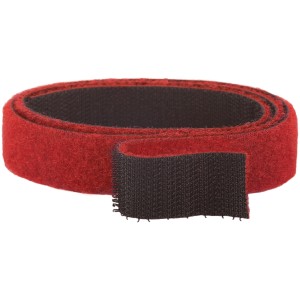 Fix-o-moll Klett-Binder, rot-schwarz, 60cm. Wiederverwendbares Klebeband zum Bündeln.