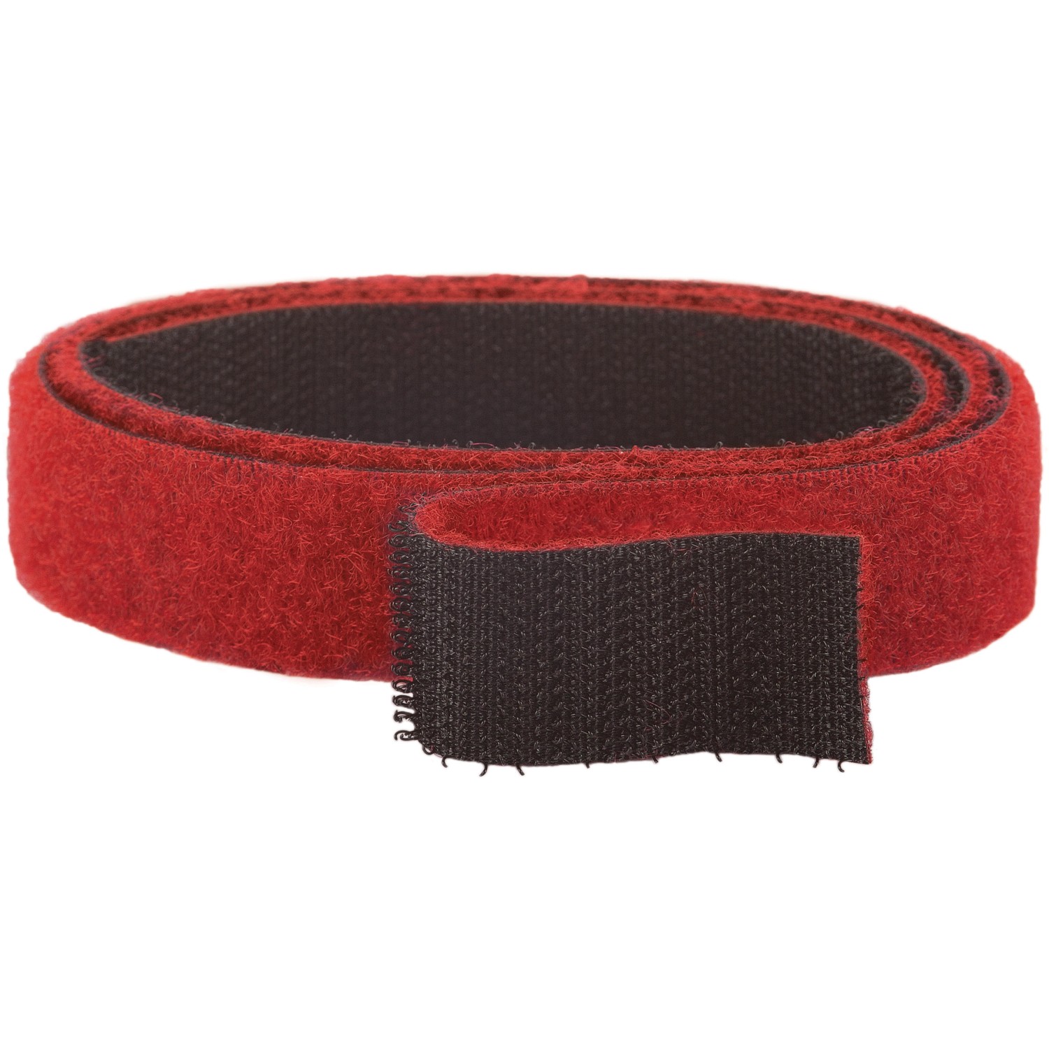 Fix-o-moll Klett-Binder, rot-schwarz, 60cm. Wiederverwendbares Klebeband zum Bündeln.