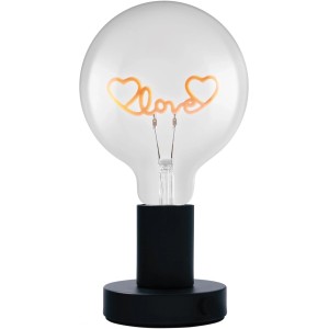 Osram LED-Tischleuchte 1906 Letter Table Love Schwarz E27 1,2 W 40 lm