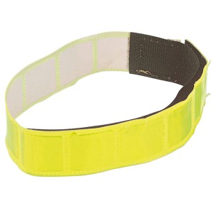 Gelbes Prophete Reflektorband für Arm oder Bein, 40 cm lang, für bessere Sichtbarkeit im Straßenverkehr.