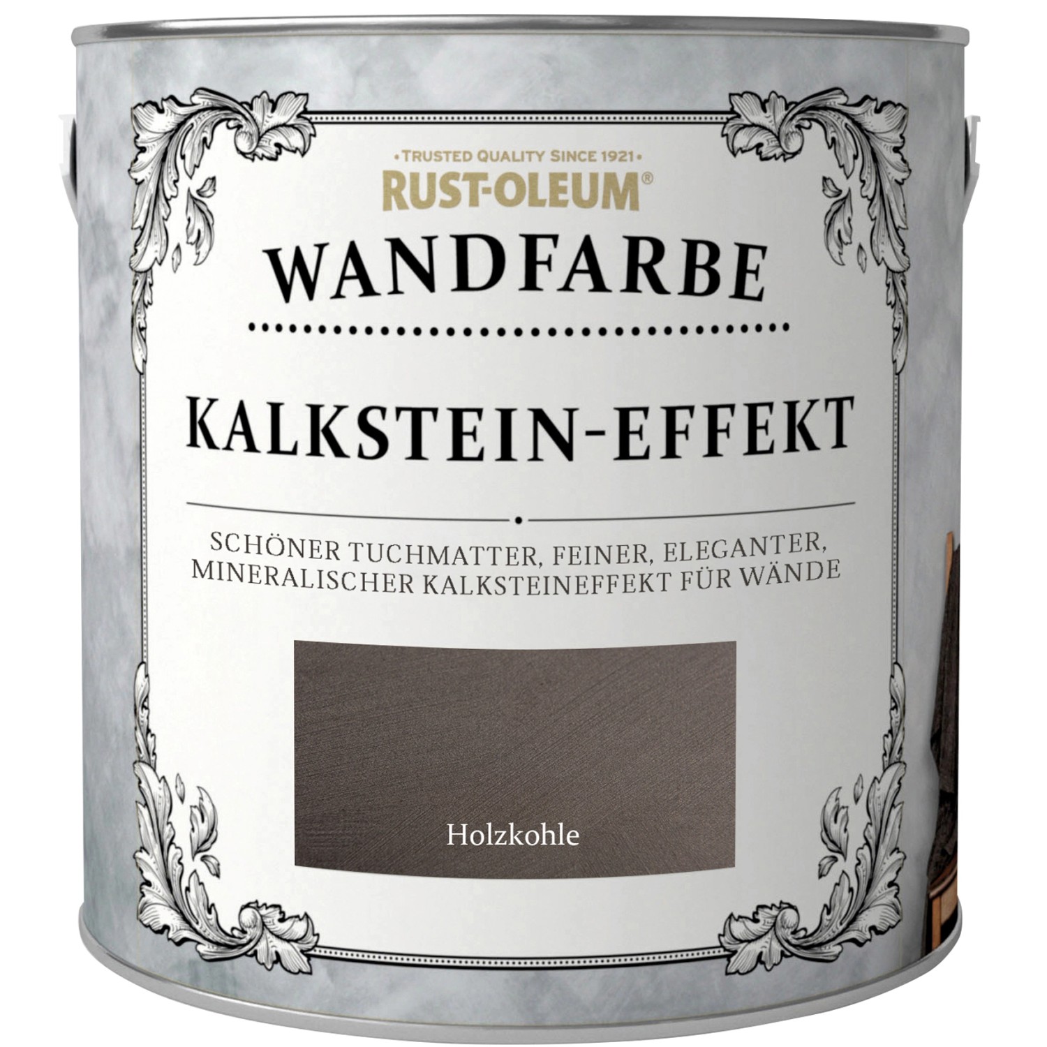 Rust Oleum Wandfarbe Kalkstein Effekt Holzkohle L Kaufen Bei Obi