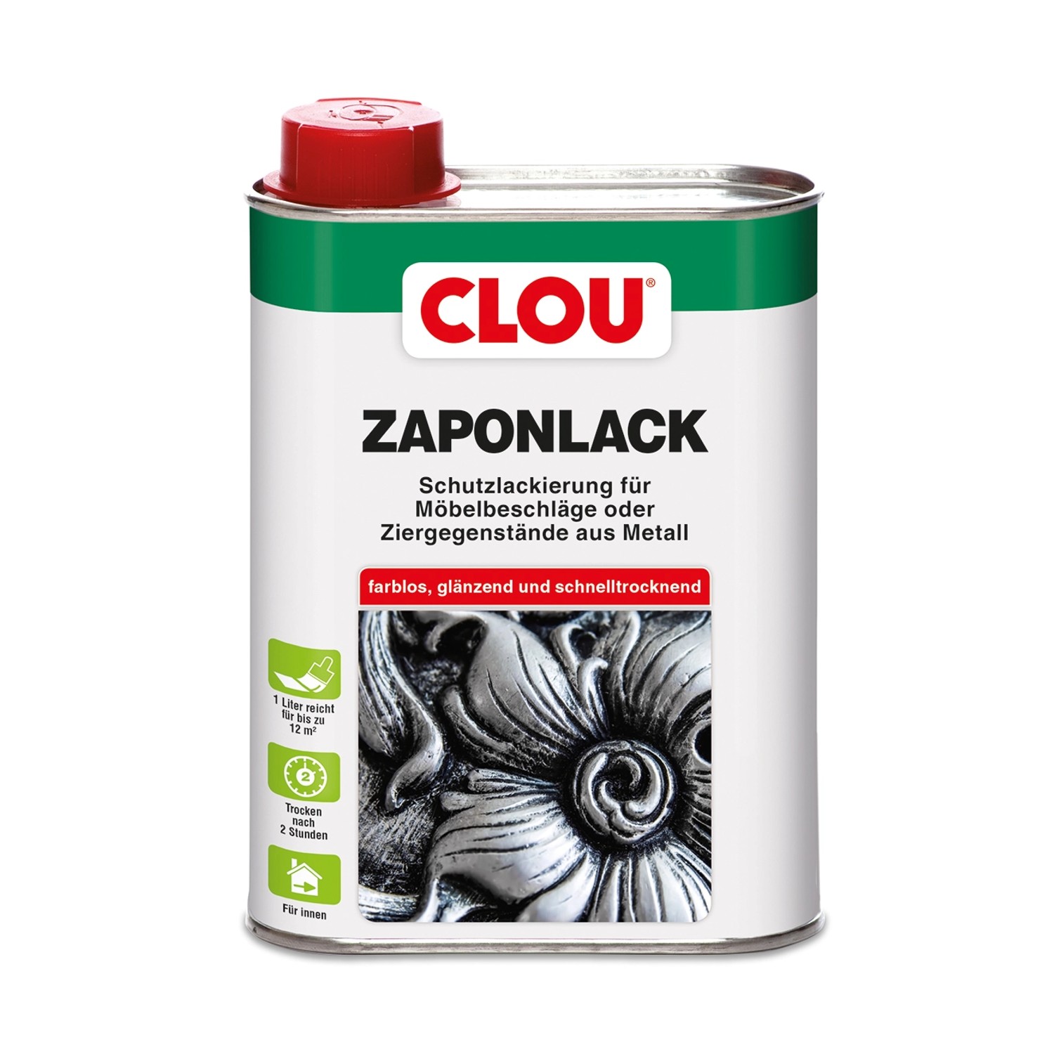Clou Zaponlack (Metallfirnis) Transparent 250 ml