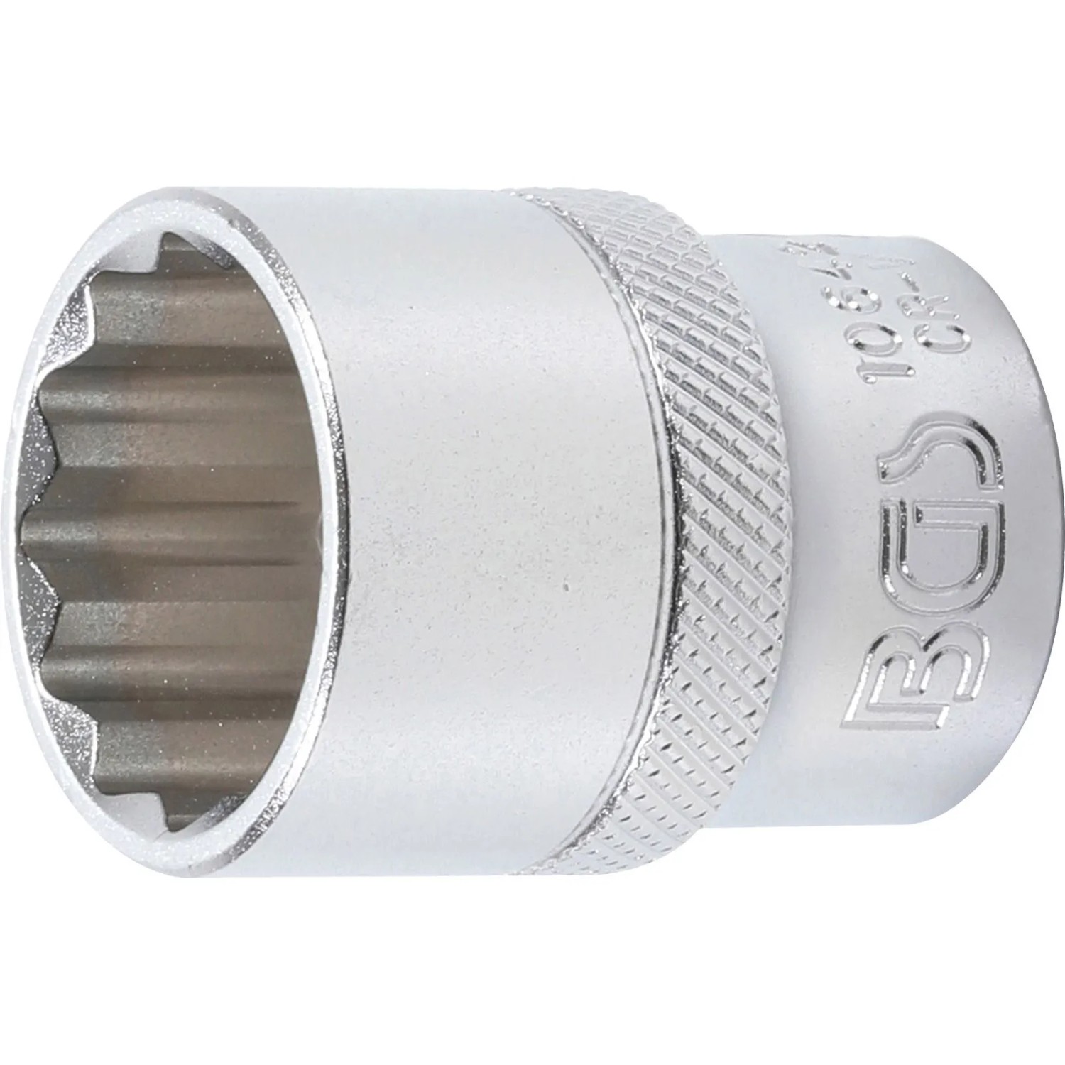 BGS Steckschlüssel Einsatz Zwölfkant Antrieb Innenvierkant 12 5 Mm  1 2 Zoll  SW 22 Mm 10642