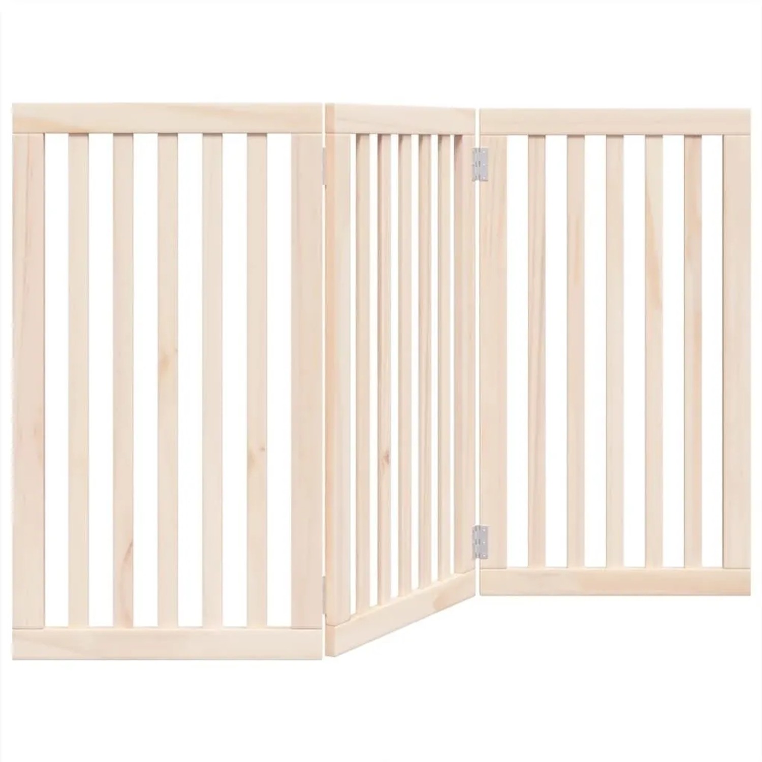 vidaXL Hundegitter Faltbar 3 Paneele 150 cm Pappelholz 352238