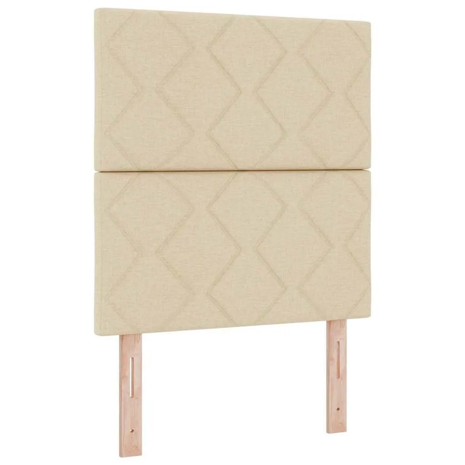 vidaXL Kopfteil mit Kopfteil Creme 80 cm Kunstleder 3337878