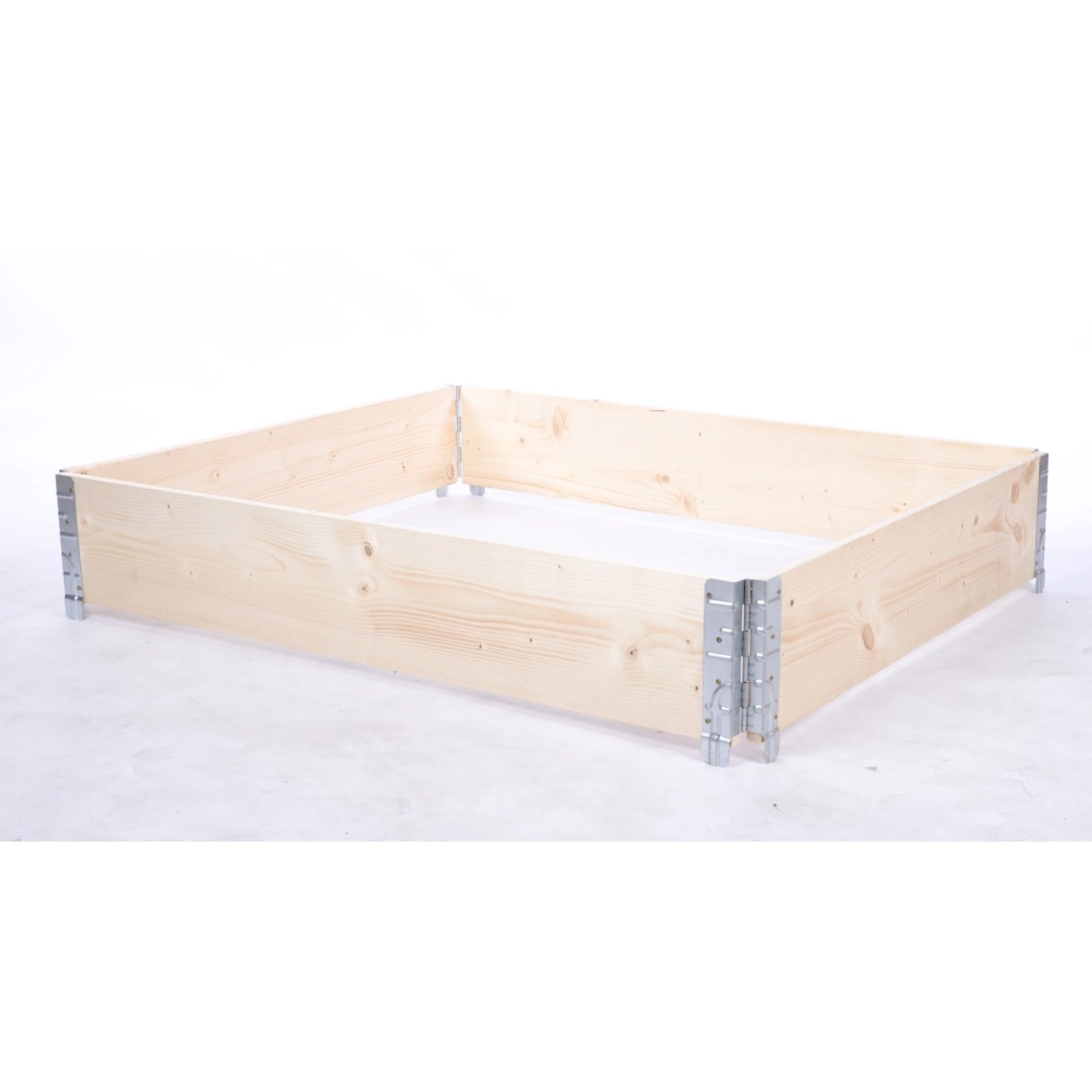 PROREGAL Hochbeetkisten GrowBox HxBxT 20x120x100cm 1 Ebene Holz Natur günstig online kaufen