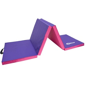 eyepower Gymnastikmatte Klappbar 180 x 60 x 5 cm Pink Aubergine