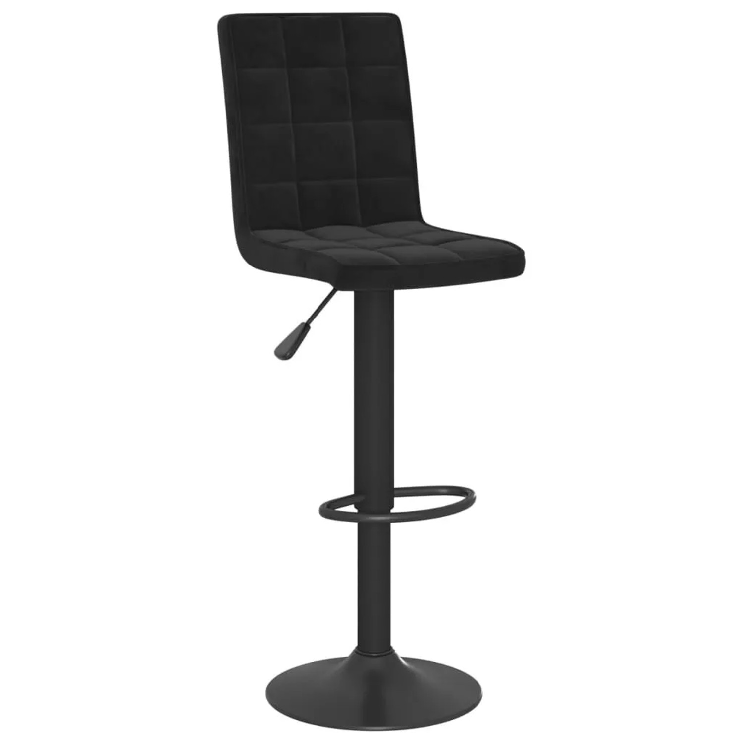vidaXL Barhocker Schwarz Samt 335749