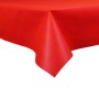 Rote Sensalux Vlies-Tischdecke, 1 x 1 m, abwaschbar und strapazierfähig.