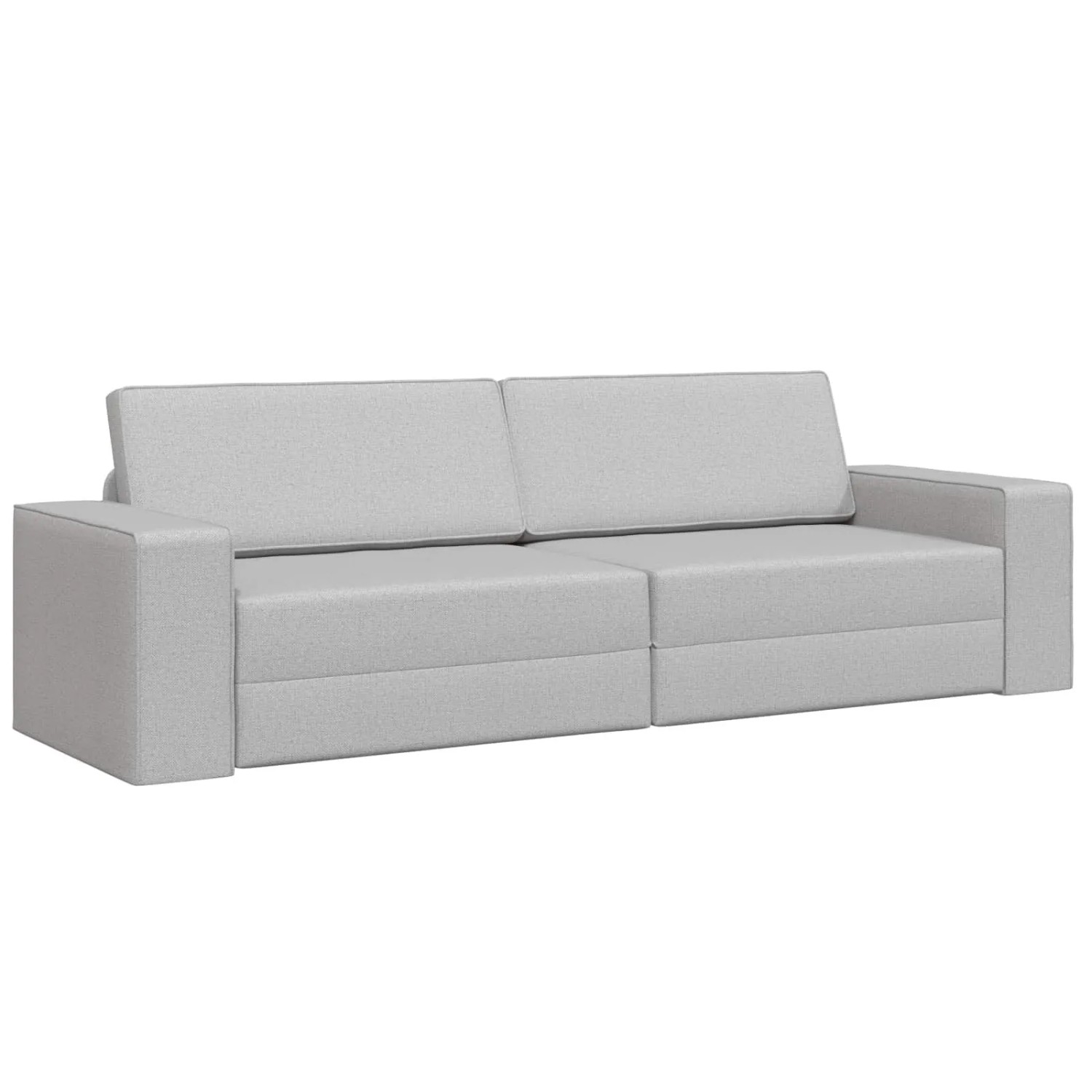 vidaXL Schlafsofa 200cm Wolkengrau Stoff 4106724