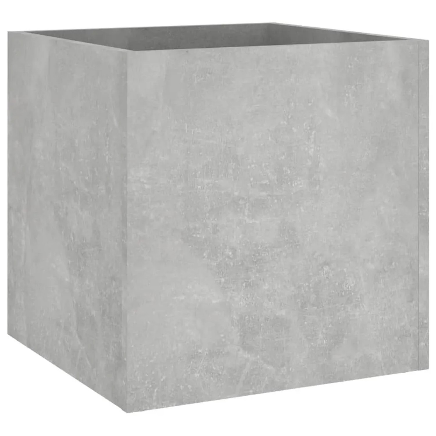vidaXL Pflanzgefäß Betongrau 40x40x40 cm Holzwerkstoff 808796 günstig online kaufen