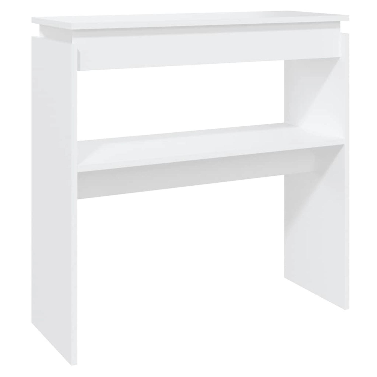 vidaXL Konsolentisch Weiß 80x30x80 cm Holzwerkstoff 808314 günstig online kaufen