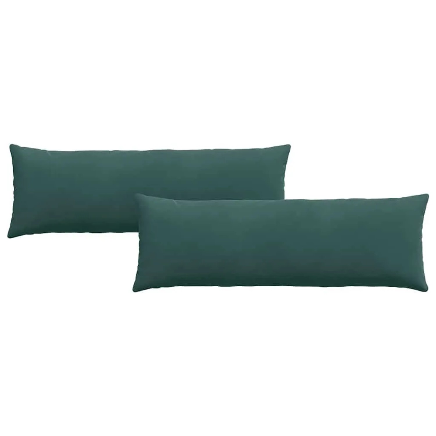 vidaXL Sofakissen 2 Stück Dunkelgrün 120 x 40 cm Cordstoff 42013801
