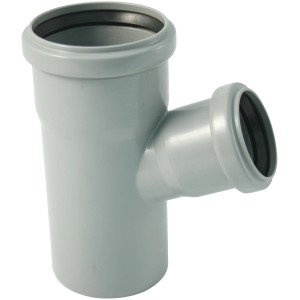 Marley HT-Abzweig 67° DN 75/50, Abflussrohrsystem aus Polypropylen für den Innenbereich.