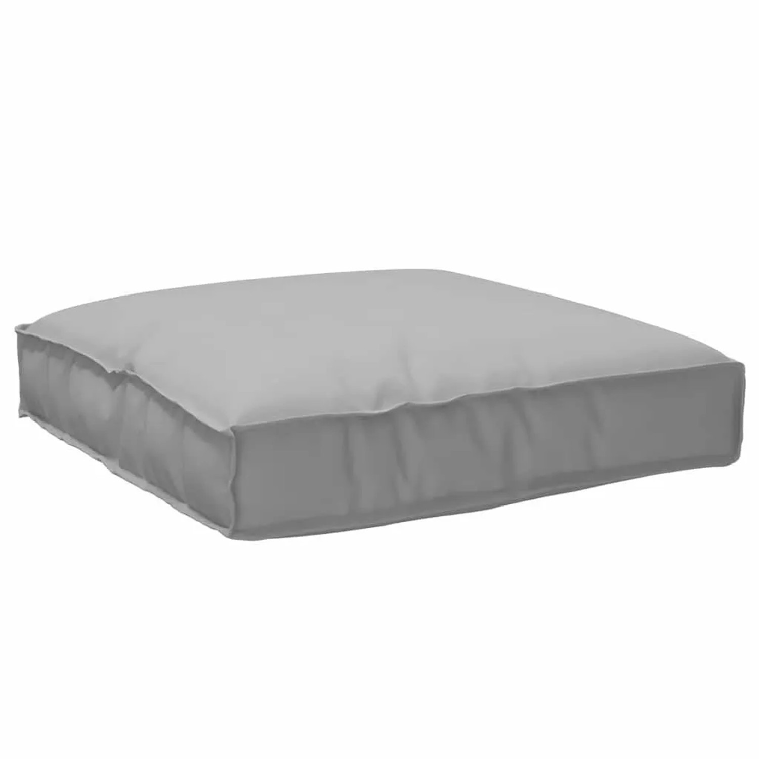 vidaXL Kissen Grau 80 x 80 x 12 cm Oxford-Stoff 42001509
