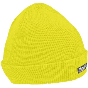 Gelbe Terratrend Strickmütze für Arbeitskleidung, Einheitsgröße.