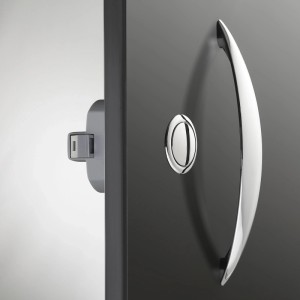 SOTECH Push Lock Magnet Schloss 50 x 40 x 20 mm Grau für Boot und Caravan