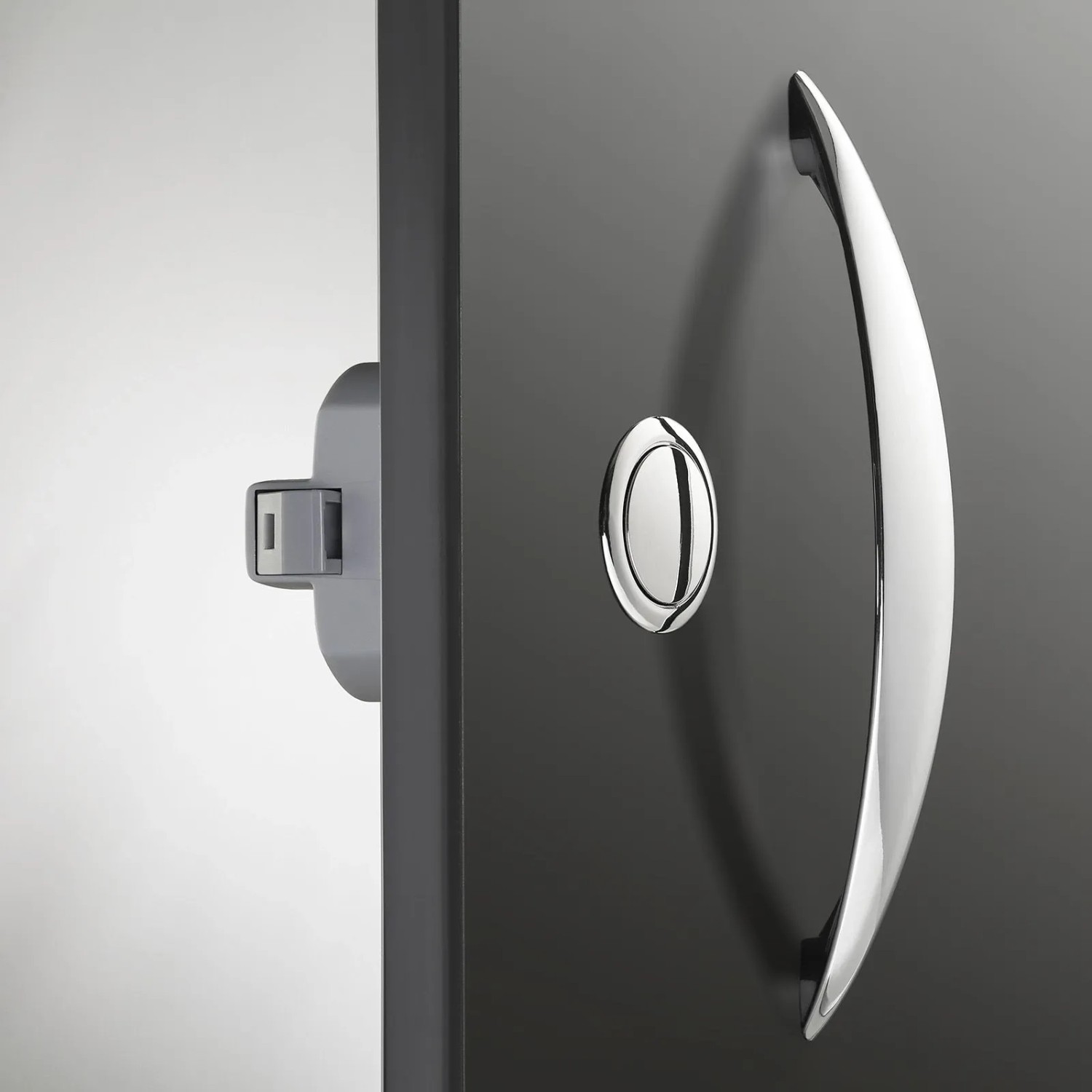 SOTECH Push Lock Magnet Schloss 50 x 40 x 20 mm Grau für Boot und Caravan_2