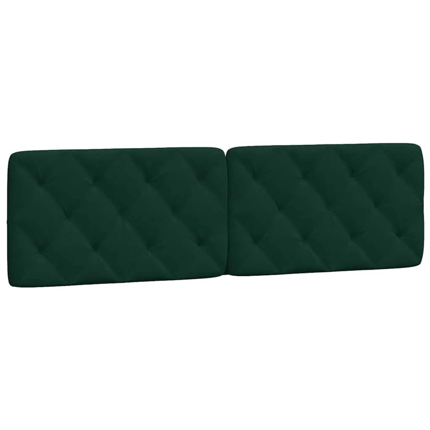 vidaXL Kopfteil-Kissen Dunkelgrün 180 cm Samt 374742 günstig online kaufen