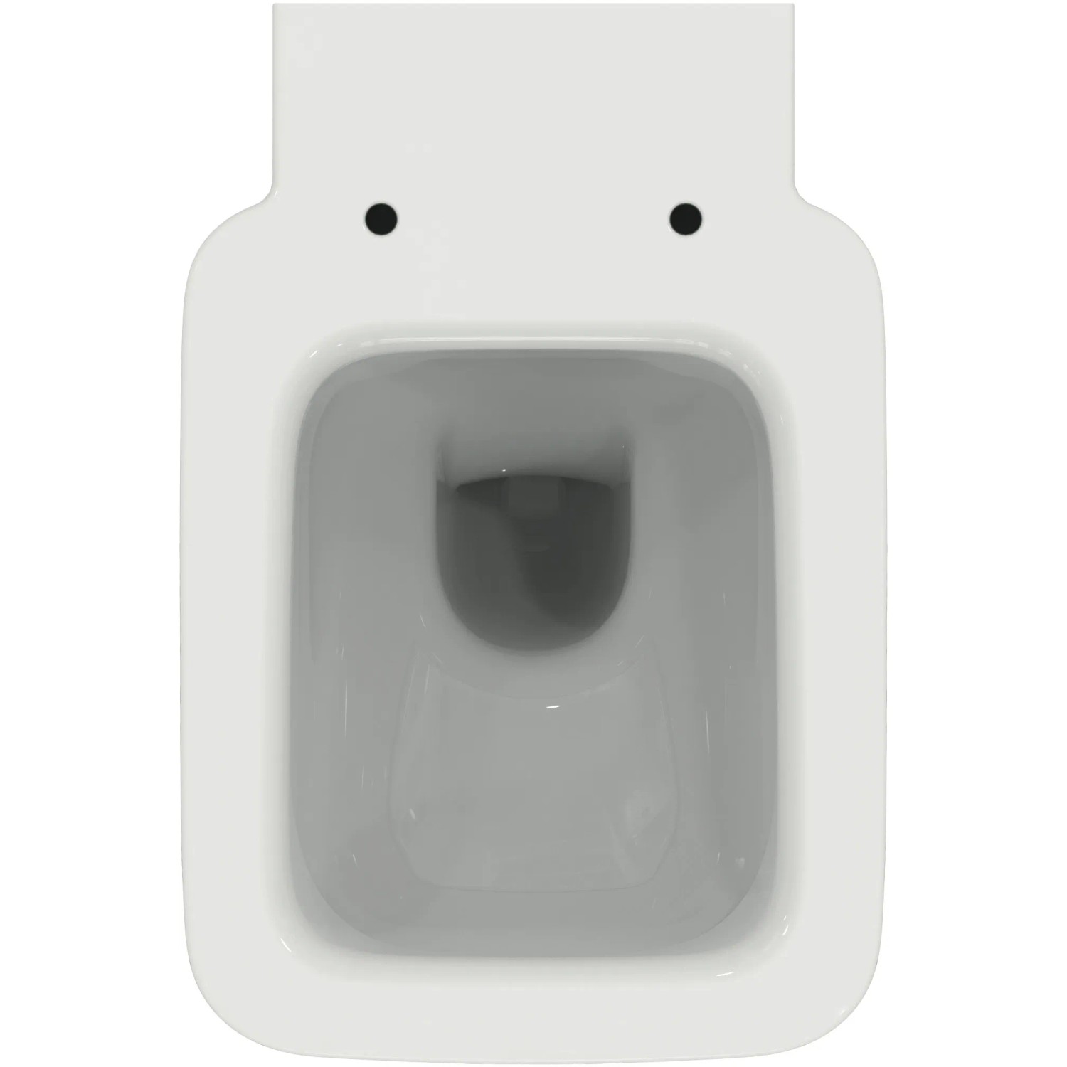 Weißes Ideal Standard Wand-WC Strada II, spülrandlos mit AquaBlade Technologie.