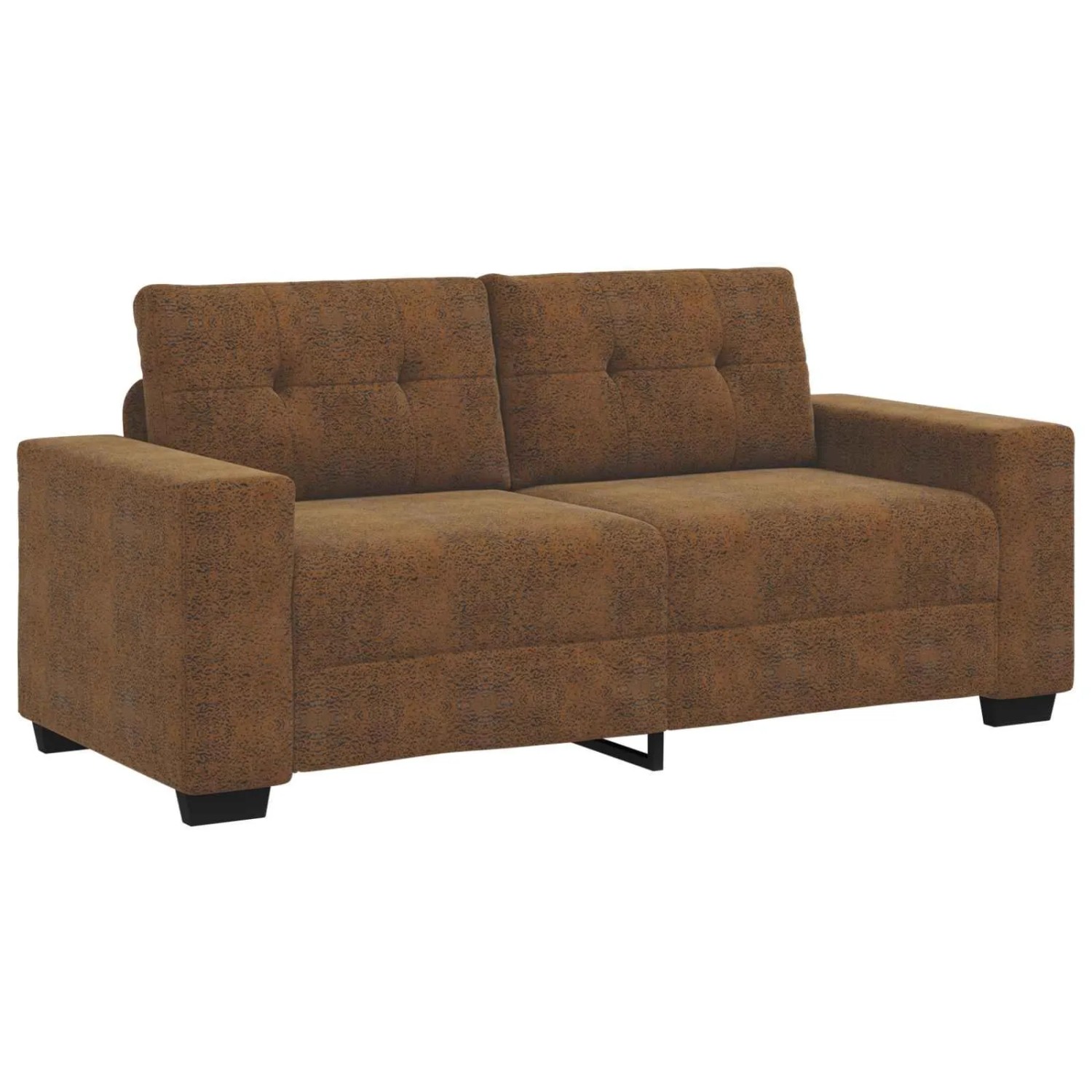 vidaXL Zweisitzer-Sofa Braun 140 cm Kunstleder 4105132