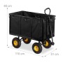Relaxdays Bollerwagen Stahl Schwarz Klappbar 83 cm x 51 cm x 110 cm 23 kg_4
