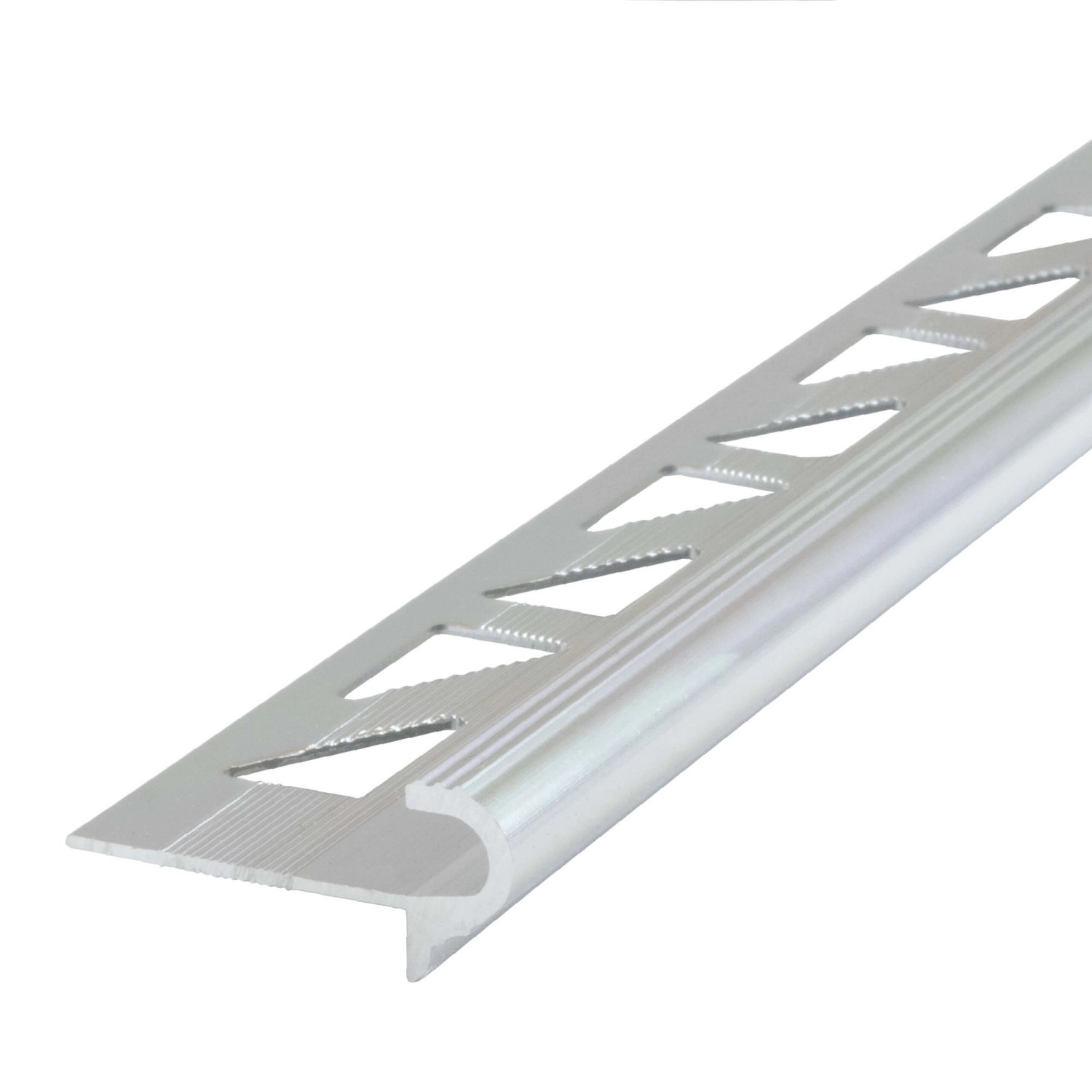 Dalsys Treppenkantenprofil 2,5m x 12,5mm Silber Kantenschutz für Fliesen günstig online kaufen
