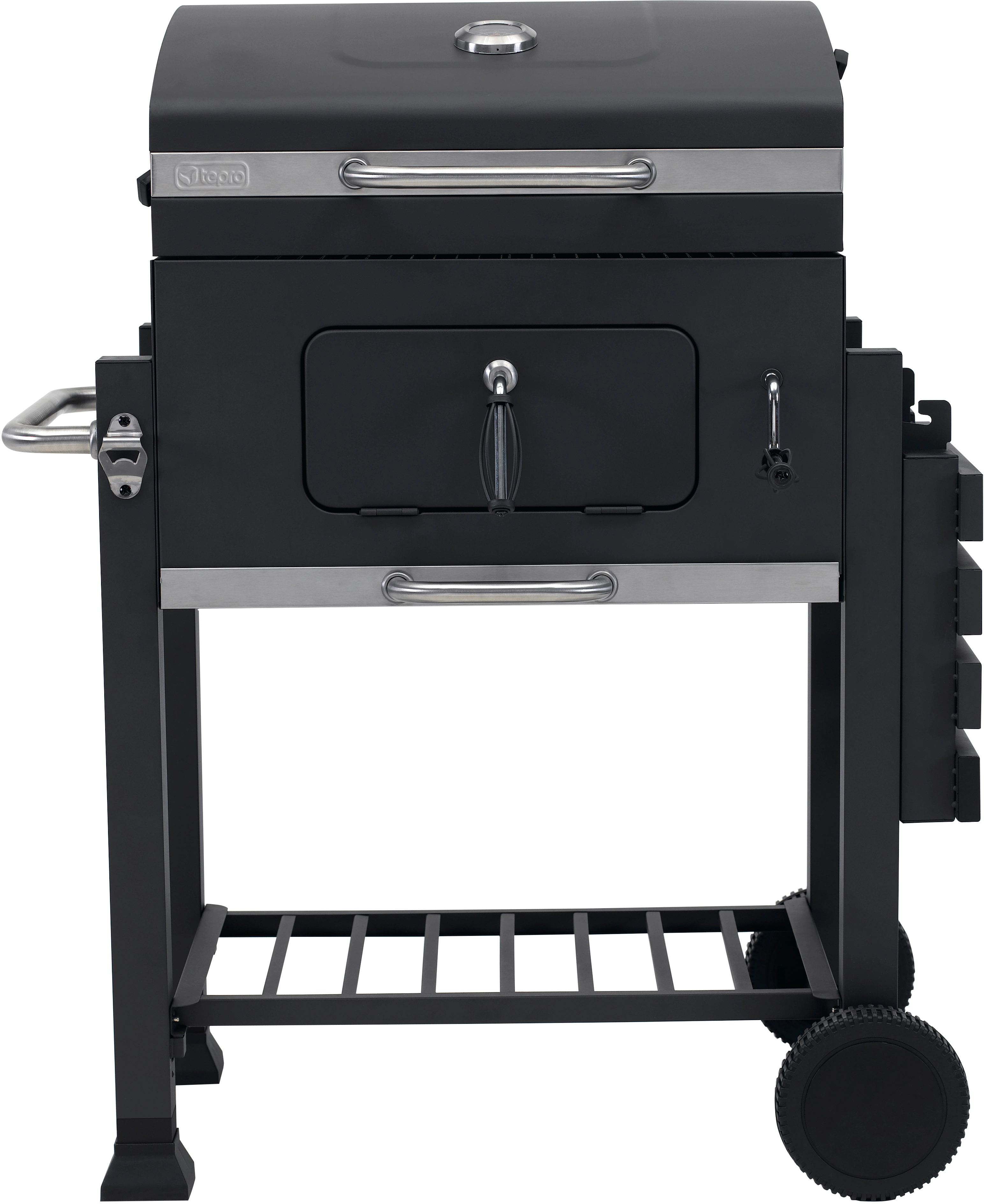 Toronto Kohlewanne bei höhenverstellbarer kaufen Holzkohle-Grillwagen mit OBI Tepro Click