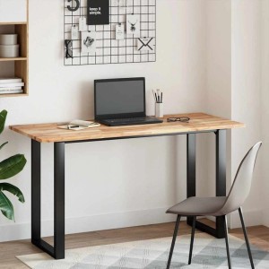 vidaXL Tischplatte Rechteckig 120x60x2 cm Massivholz Akazie 4008758