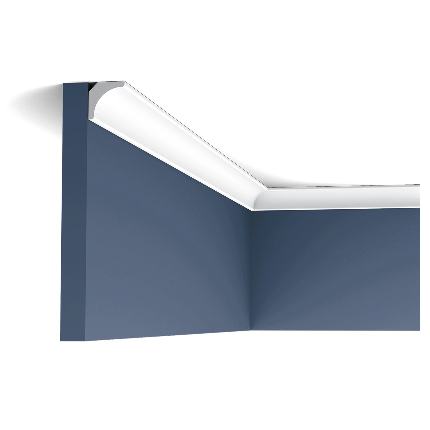 ORAC DECOR CX 133 AXXENT Stuck Zierprofil Deckenleiste Eckleiste Dekorleiste 2 m 200 cm x 2 cm x 2 cm Weiß