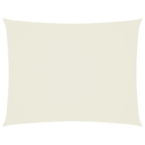 vidaXL Sonnensegel Oxford-Gewebe Rechteckig 3x4,5 m Creme 135211
