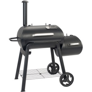 Landmann Holzkohle-Smoker Vinson 200 mit Deckelthermometer, ein Holzkohlegrill