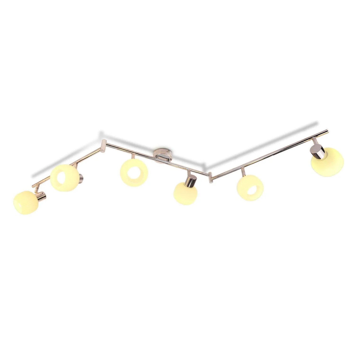 NETTLIFE Deckenstrahler aus Metal L150Weiß