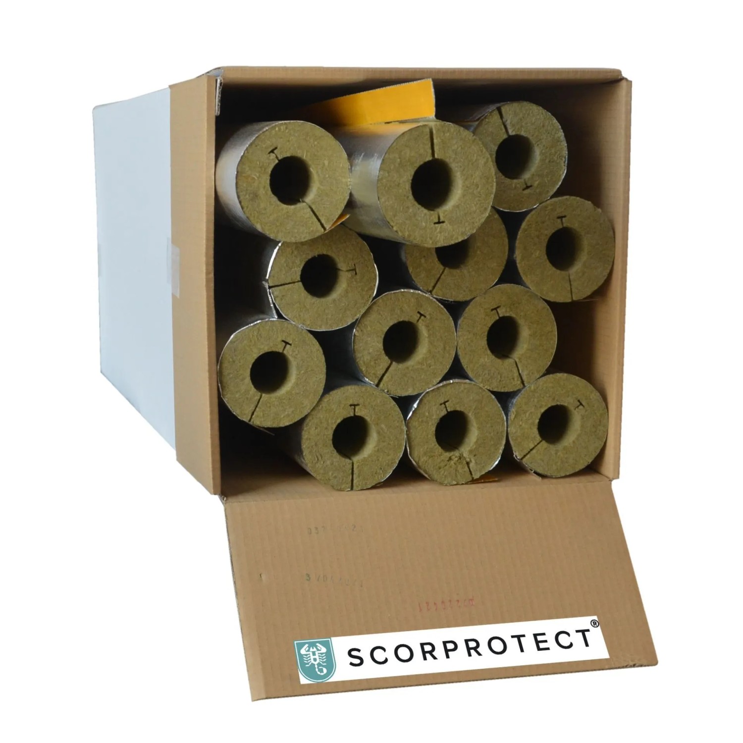 Scorprotect Karton Rohrisolierung Alu 42 MM X 30 MM