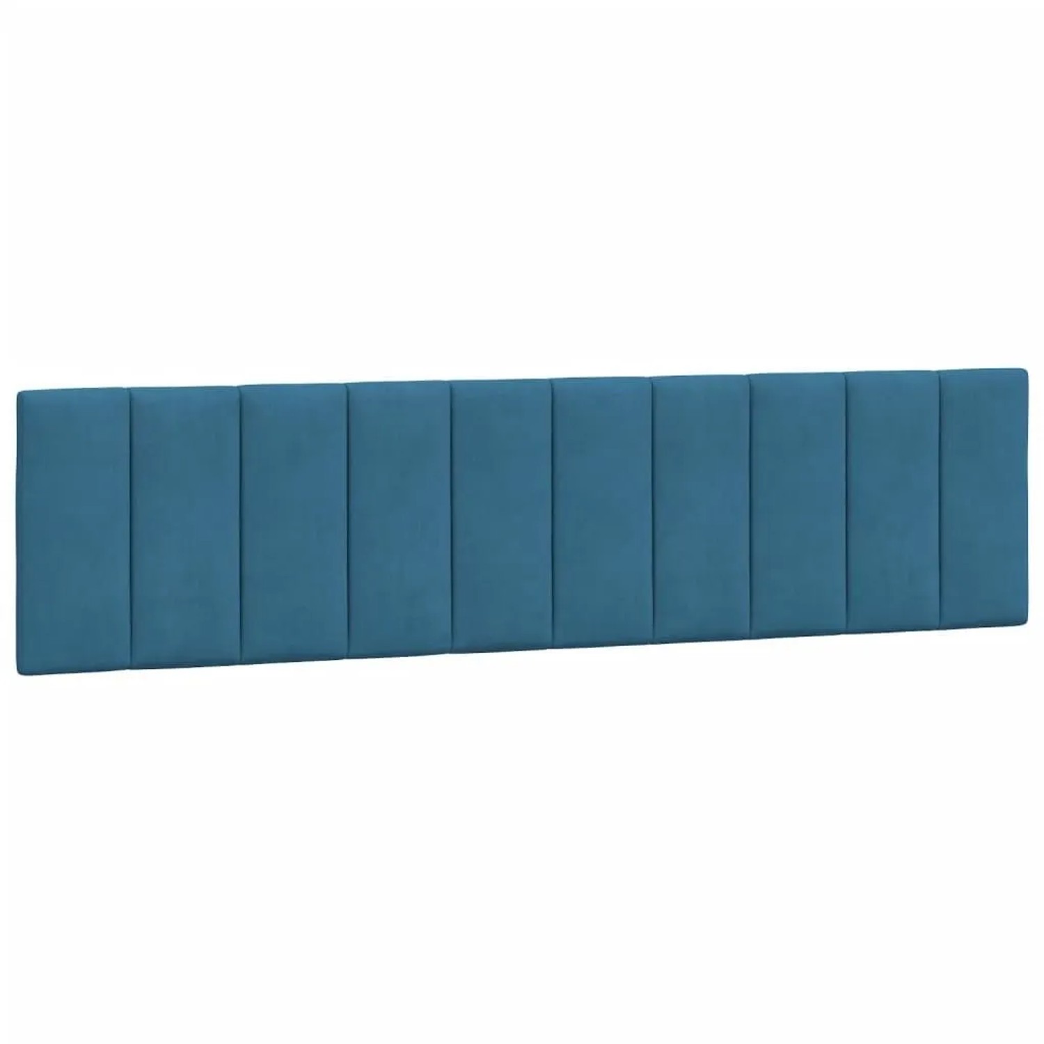 vidaXL Kopfteil-Kissen Hanko Blau 200 cm Samt 374693