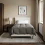 vidaXL Sommerdecke Gepolstert Hellgrau 135 x 200 cm Mikrofaser 42025917_2