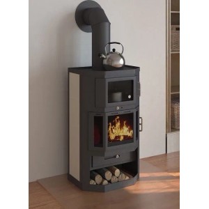 Victoria Kaminofen Taro F mit Backfach und 9,51 kW