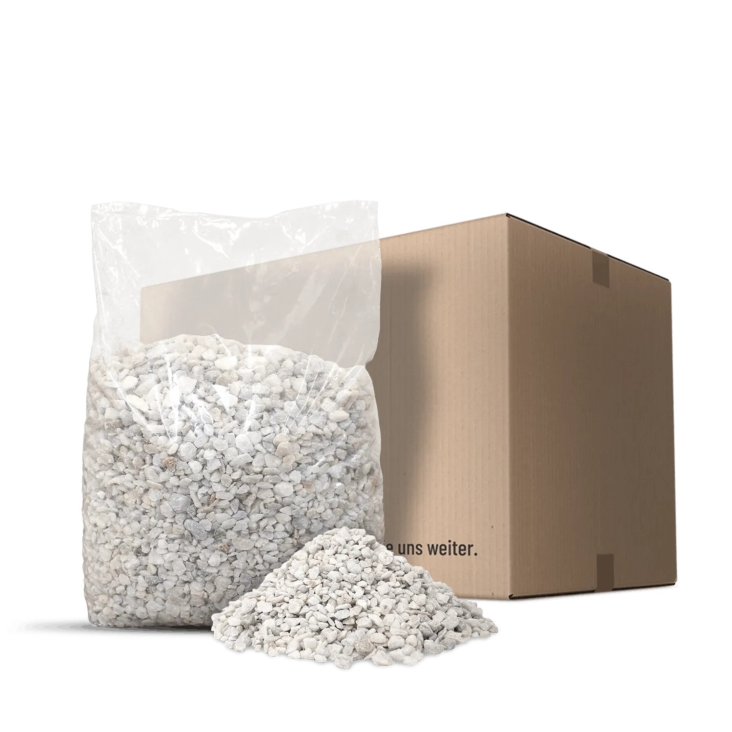 Galamio Ziersplitt Weiß 20kg