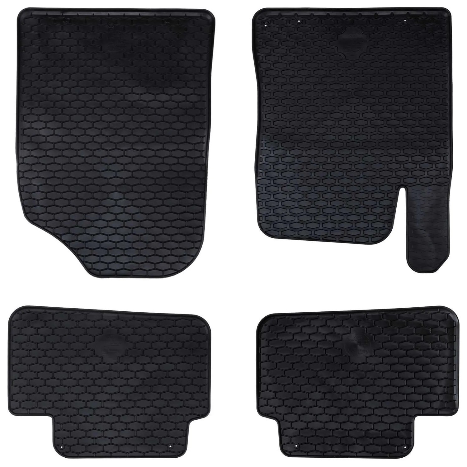 vidaXL Autofußmatte 4-Tlg Schwarz Geeignet für Hyundai i30 2017 Gummi 42029072