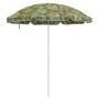 vidaXL Sonnenschirm mit Tarnmuster, 161x161x193cm, ideal für Strand und Garten.