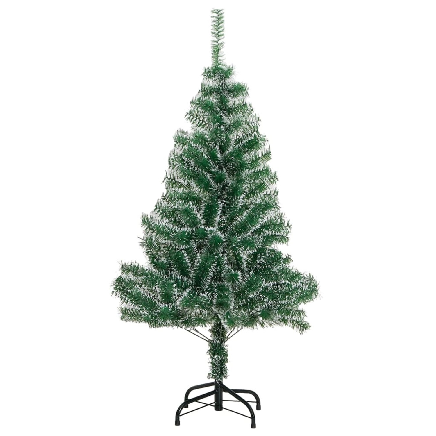 vidaXL Künstlicher Weihnachtsbaum Beschneit Grün 150 cm