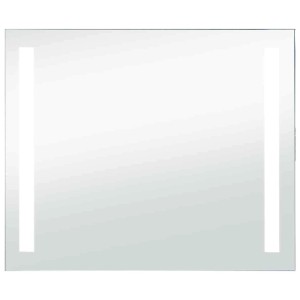 vidaXL Badezimmer-Wandspiegel mit LEDs 80x60 cm 144706