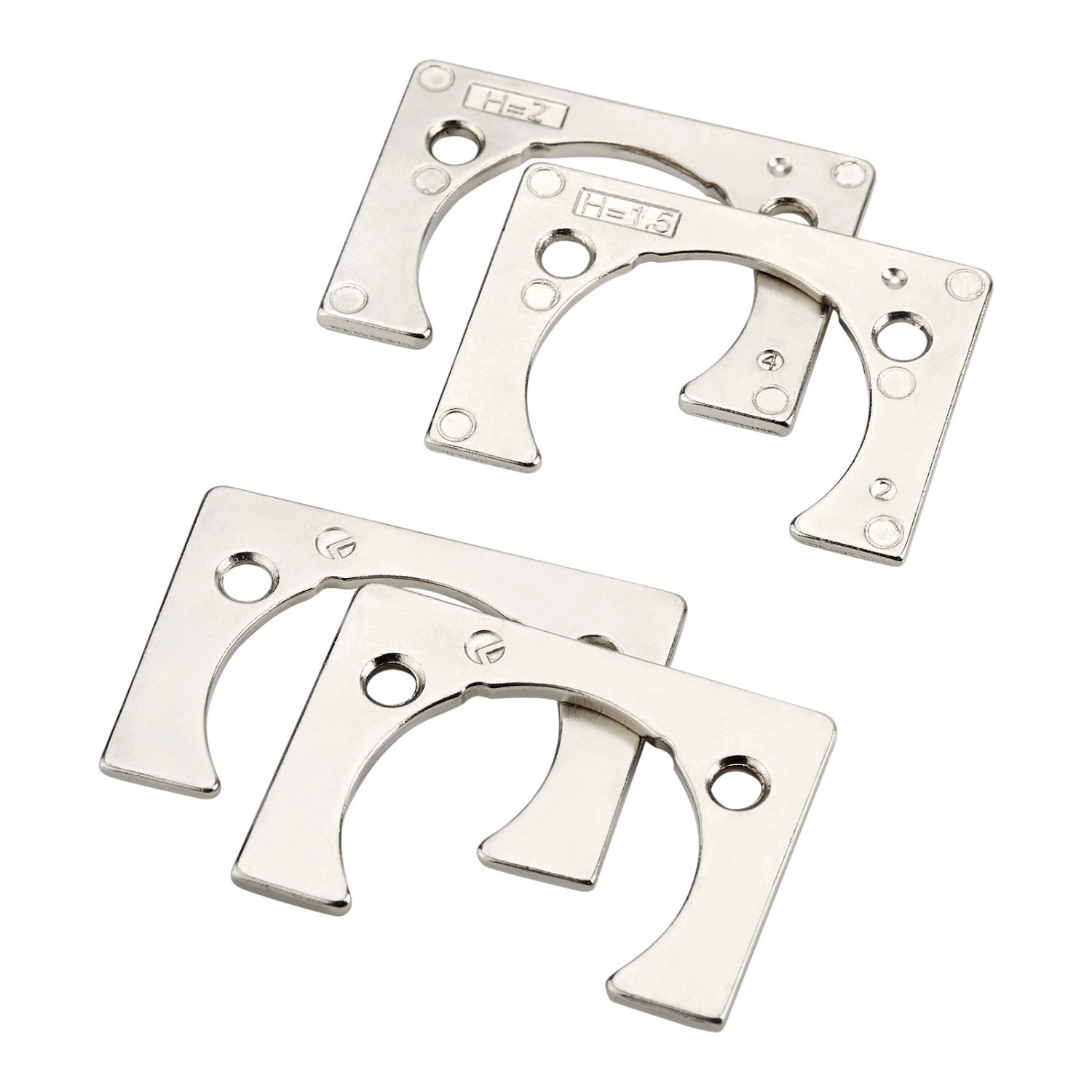 SOTECH 1 Set Distanzscheiben für Klappenscharnier KIMANA 2 x 2 mm und 2 x ,1,5 mm