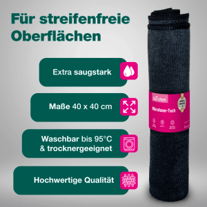 bio-chem Bremsenreiniger Spray Entfetter mit Mikrofasertuch für Kfz 3x 750 ml